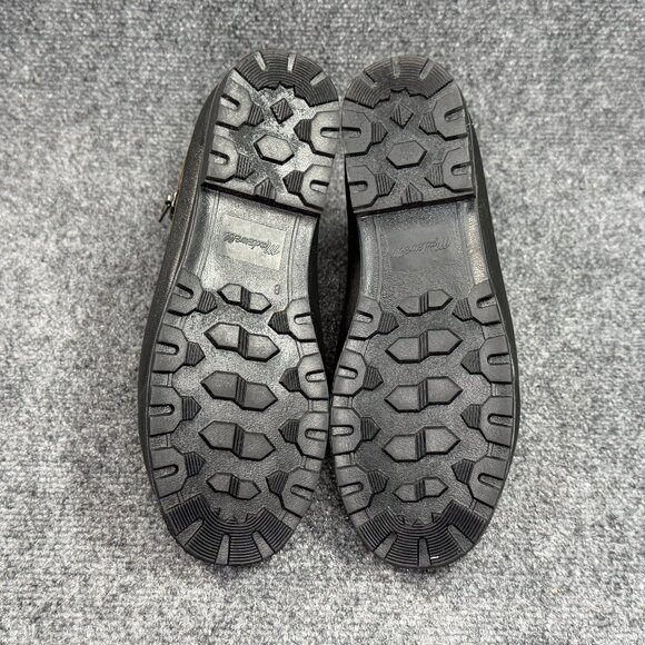 Madewell Zip-Up Lugsole Rain Boots Women's‎ Size 8 Brown Rubber Waterproof Shoes - Picture 9 of 12